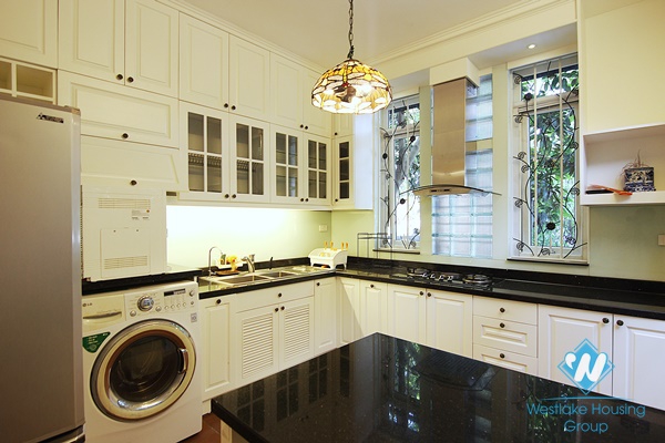 Chic European style 2 bedrooms house for rent in Tay Ho area