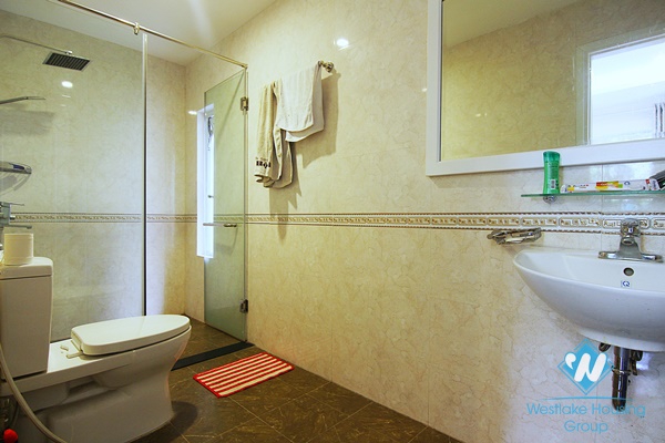 Bright and airy 3 bedrooms house with small courtyard for rent in Tay Ho, Hanoi 