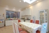 Bright and airy 3 bedrooms house with small courtyard for rent in Tay Ho, Hanoi 