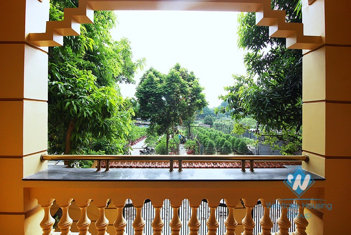 A spacious French style villa for rent in Tay ho, Ha noi