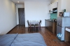 High floor and brand-new studio for rent in Nhat Chieu st, Tay Ho.