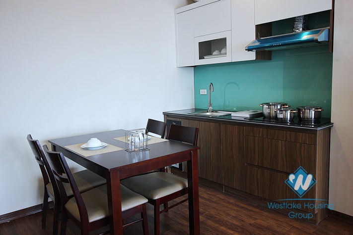 High floor and brand-new studio for rent in Nhat Chieu st, Tay Ho.