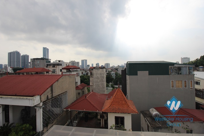 An elevator house with 5 bedrooms for rent in Hoang Hoa Tham st, Ba Dinh area