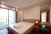 An elegant bedroom apartment with the view of a large golf course in Ciputra