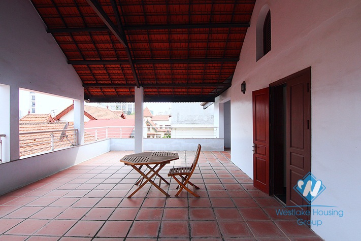 Spacious villa with swimming pool for rent in To ngoc van, Tay ho