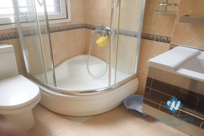 An unfurnished three-floor villa in Ciputra in Tay Ho district, Hanoi