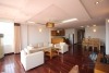 2 bedroom serviced apartment with big balcony for rent in Truc Bach