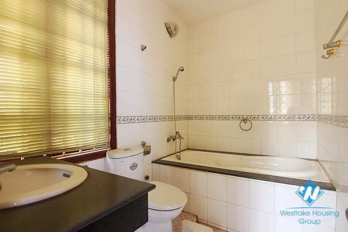 A large three-floor house for rent in AU Co st, Tay Ho