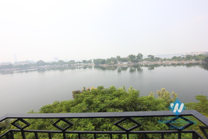 A beautiful apartment with lake view for rent in Truc Bach, Ba Dinh, Ha noi