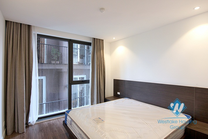 Balcony with lake view 1 bedroom apartment for rent in To Ngoc Van, Tay Ho