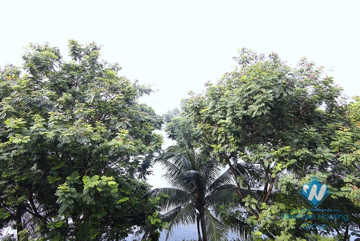 Lake view studio for rent in Tran Vu, Truc Bach area