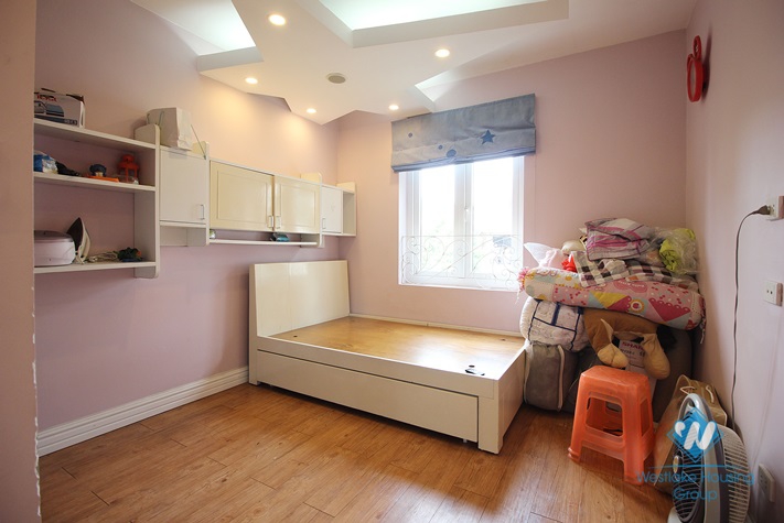 A cozy four-bedroom villa in Ciputra, Tay Ho district, Hanoi