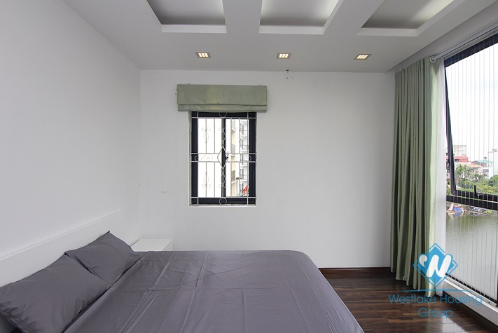 Duplex 4 bedrooms apartment with lake view for rent in Au Co st, Tay Ho area