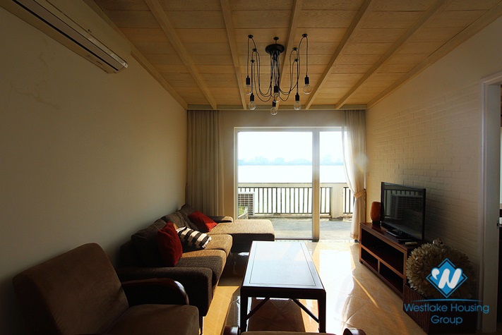 Nice two-bedroom apartment for rent in Yen phu village Street, Tay Ho, Hanoi