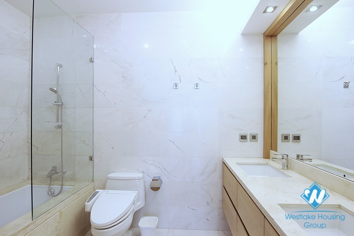 Modern apartment with 03 bedrooms for rent in To Ngoc Van St, Tay Ho, Hanoi.