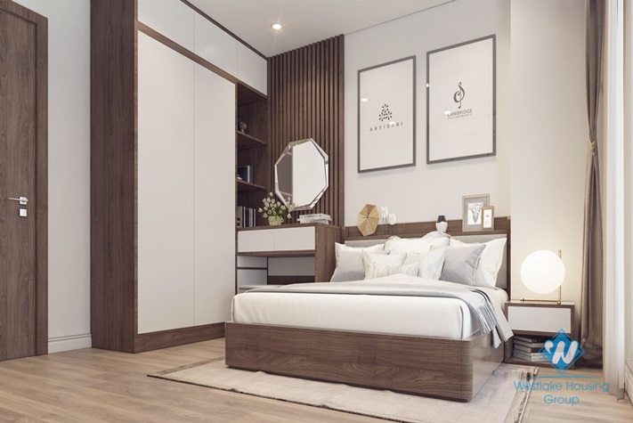 A high-end furnished apartment for rent in Ciputra Complex.