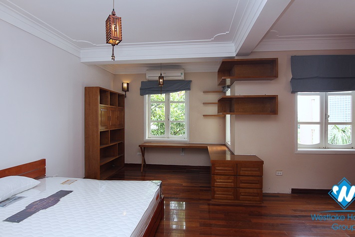 Fully-furnished well-designed five-bedroom house on To Ngoc Van street, Tay Ho district, Hanoi