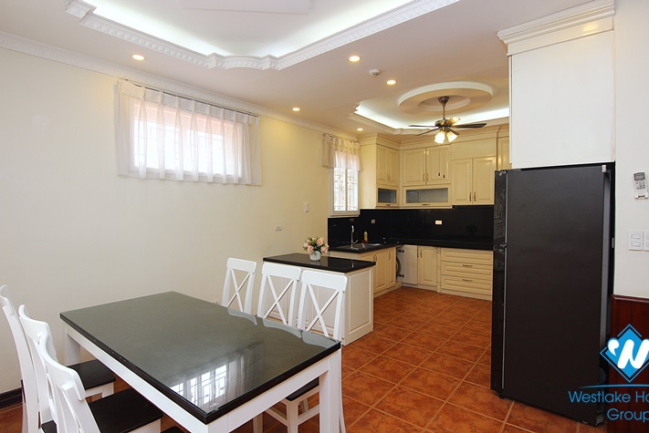 Fully-furnished well-designed five-bedroom house on To Ngoc Van street, Tay Ho district, Hanoi