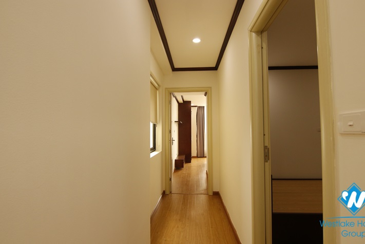 A fully furnished two-bedroom apartment on Vu Pham Ham street, Cau Giay district, Hanoi