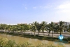Modern and bright villa with garden for rent in Vinhomes Riverside, Long Bien, Hanoi