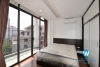 Lake view two bedroom apartment for rent in Hai Ba Trung district, Hanoi