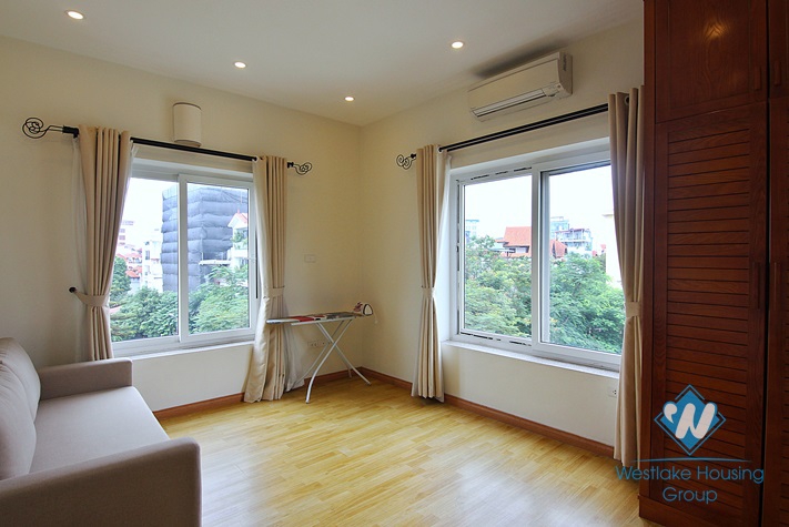 Brand new and lake view apartment for rent in Tay Ho area