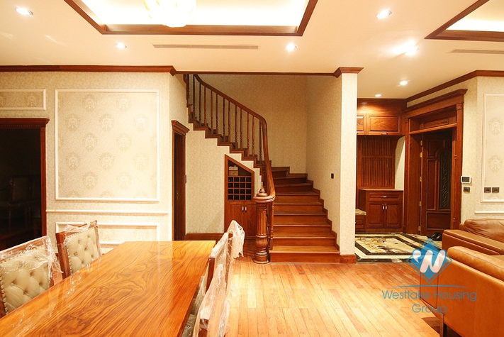 An extremely splendid and spacious villa for rent in Starlake Compound, Tay Ho