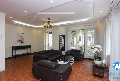 Fully-furnished well-designed five-bedroom house on To Ngoc Van street, Tay Ho district, Hanoi