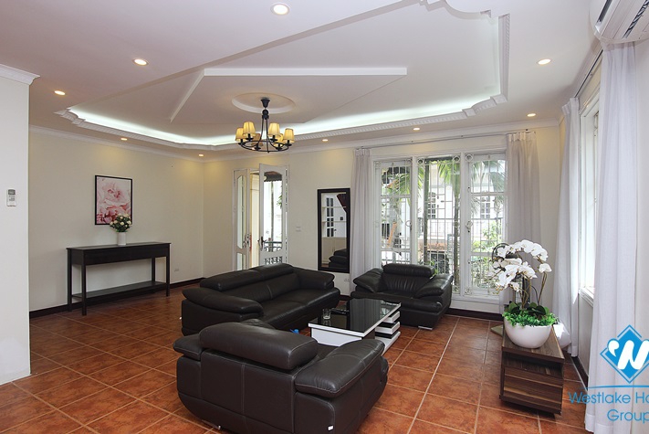 Fully-furnished well-designed five-bedroom house on To Ngoc Van street, Tay Ho district, Hanoi