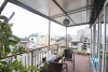 Lake view apartment with big balcony for rent in Truc Bach area, Ba Dinh District 