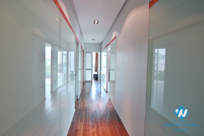 Unique roof-top swimming pool house for rent in Tay Ho, Hanoi 