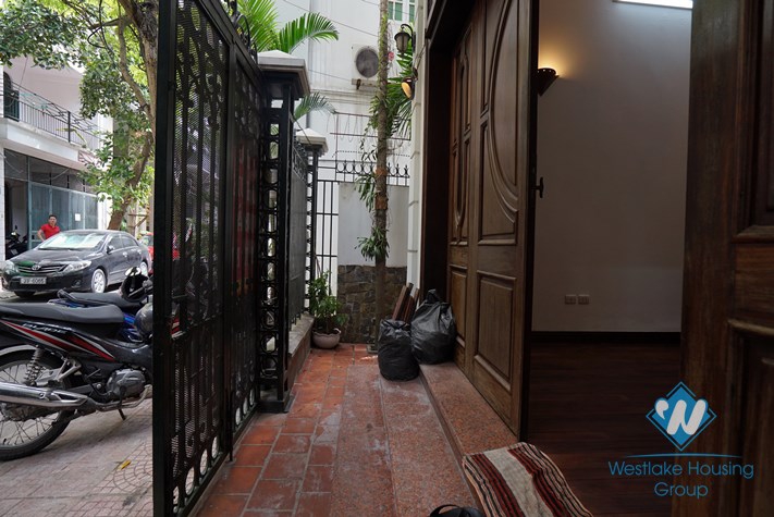 A spacious three-bedroom house on Lac Chinh street, Truc Bach area, Ba Dinh