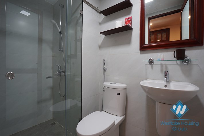 A spacious three-bedroom house on Lac Chinh street, Truc Bach area, Ba Dinh