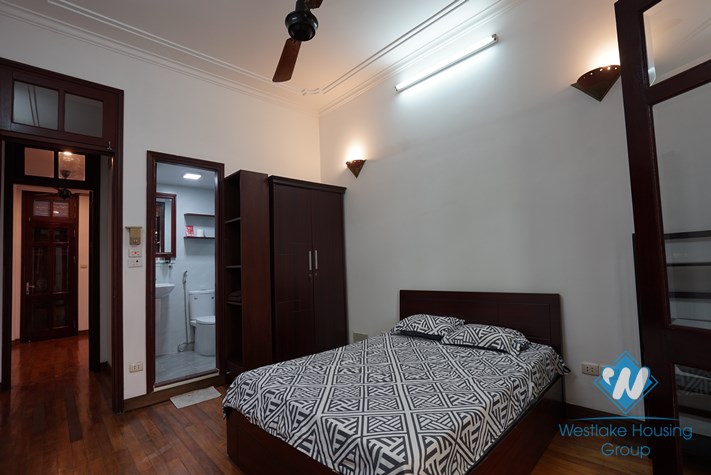A spacious three-bedroom house on Lac Chinh street, Truc Bach area, Ba Dinh