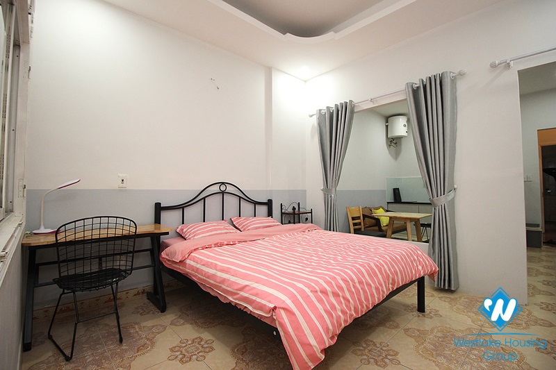 Adorable 1-bedroom apartment with a balcony in Truc Bach