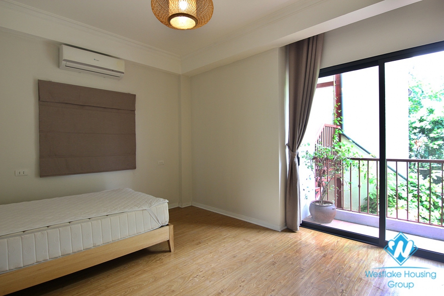 Fashionable and modern design duplex with lovely gardern for rent in Long Biên