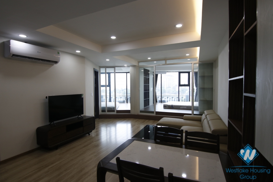 Breaking lake-view 2  bedroom in the super nice modern apartment in Trấn Vũ for rent