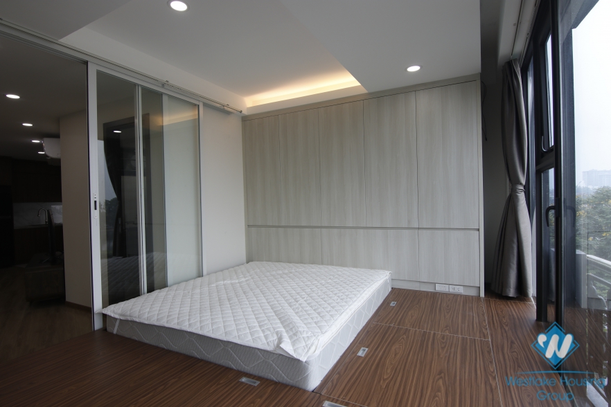 Breaking lake-view 2  bedroom in the super nice modern apartment in Trấn Vũ for rent