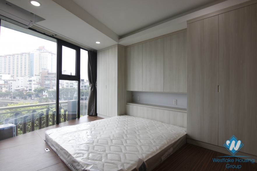 Breaking lake-view 2  bedroom in the super nice modern apartment in Trấn Vũ for rent