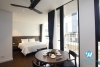   A Nice 1 bedroom studio in soughtly with lovely balcony for rent in Ba Đình