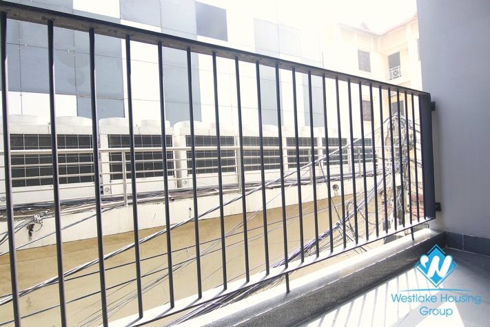   A Nice 1 bedroom studio in soughtly with lovely balcony for rent in Ba Đình