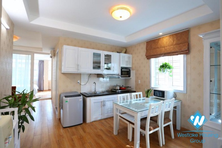 Bright apartment for rent in Yen Phu Street, Tay Ho, Ha Noi