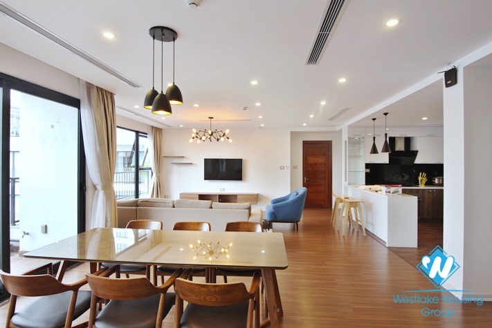 Luxury stylish furnished and spacious 4 bedroom apartment for rent in Tây Hồ