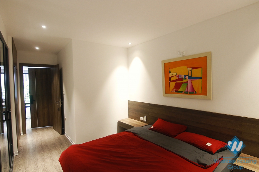 Beautiful apartment with one bedroom for lease in Hoang Hoa Tham st, Ba Dinh District 