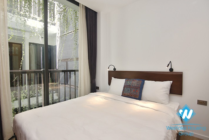 One bedroom apartment for rent in Hoan Kiem district, near Cua Dong street