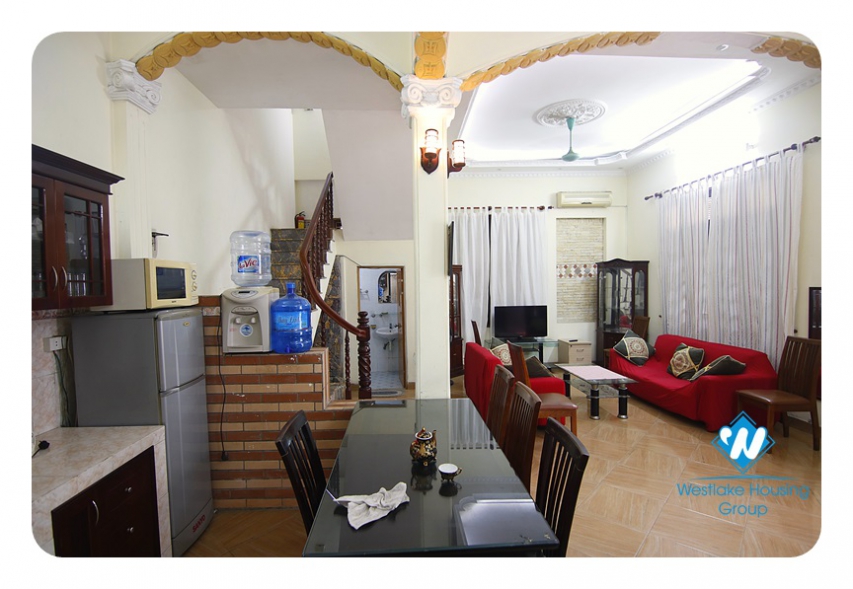 A nice  house with courtyard for rent in Ba Dinh district
