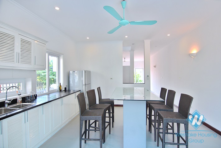 Garden and swimming pool villa rental nestled in a peaceful neighborhood of Tay Ho