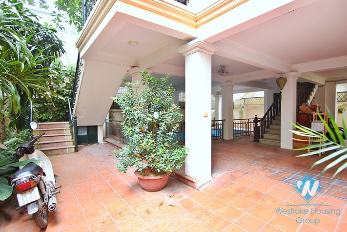 A charming house with pool for rent in To Ngoc Van st, Tay Ho, Ha Noi