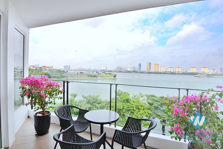 Brand new 3 bedroom apartment with stunning lake view in To ngoc van, Tay ho, Ha noi