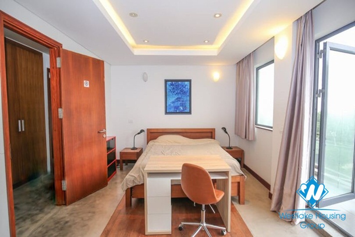 Riverfront villa for rent with ambassador pool in Long Bien area of ​​Hanoi